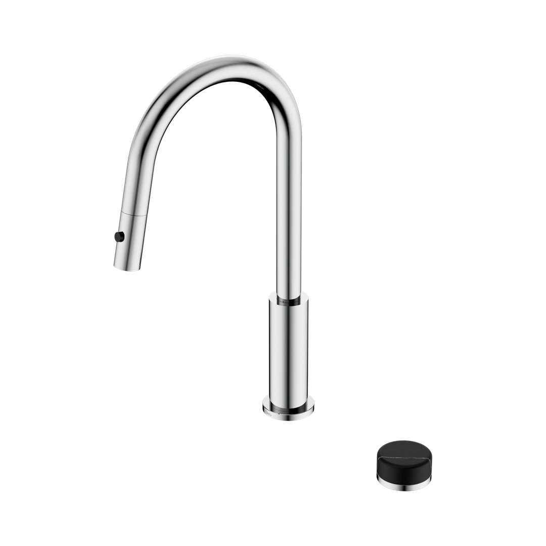 Nero Serenity Progressive Pull Out Kitchen Set - Marquina Black Handle Chrome
