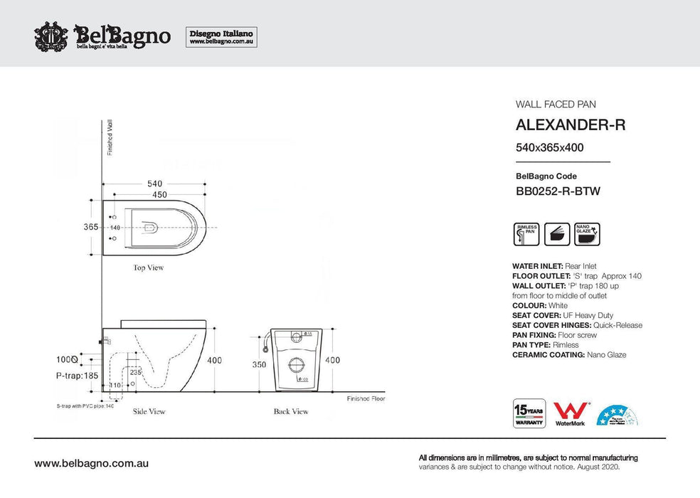 Belbagno Alexander-R Floor Standing Pan