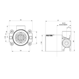 Switchmix Phoenix Shower/Wall Mixer Rough-In Kit