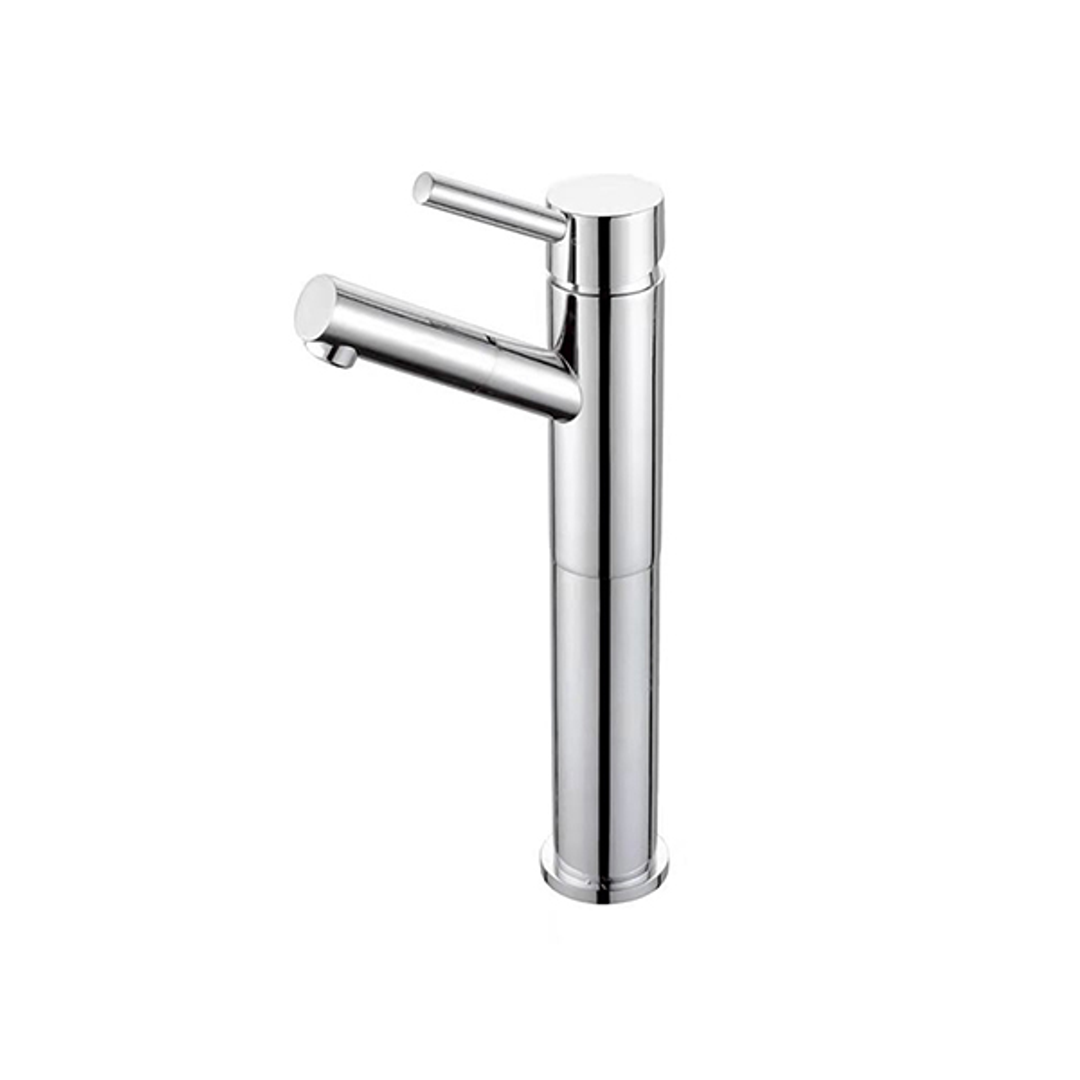 Dolce Tall Basin Nero Mixer Angle Spout Shower - Chrome