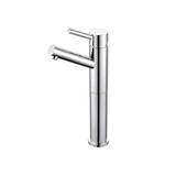 Dolce Tall Basin Nero Mixer Angle Spout Shower - Chrome