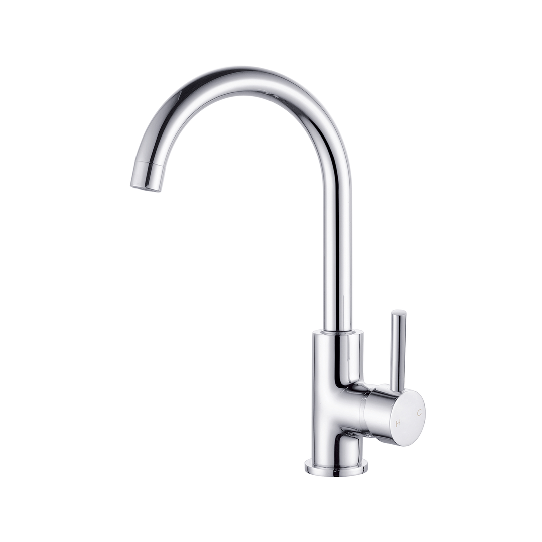 Dolce Kitchen Nero Mixer Shower - Chrome