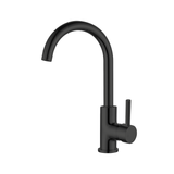 Dolce Kitchen Nero Mixer (Curved Spout) Shower - Matt Black