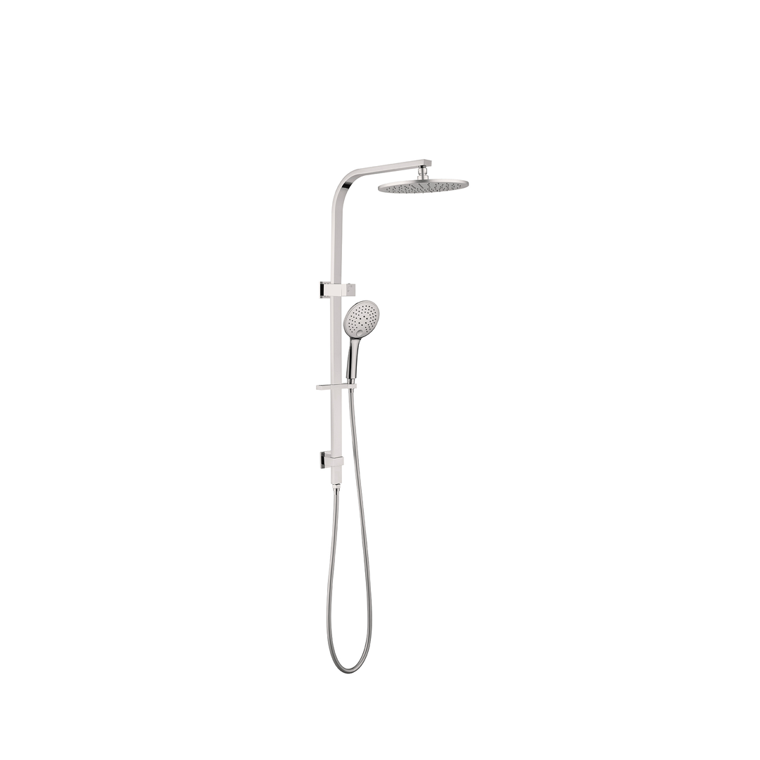 Nero Bianca New Shower Set - Brushed Nickel