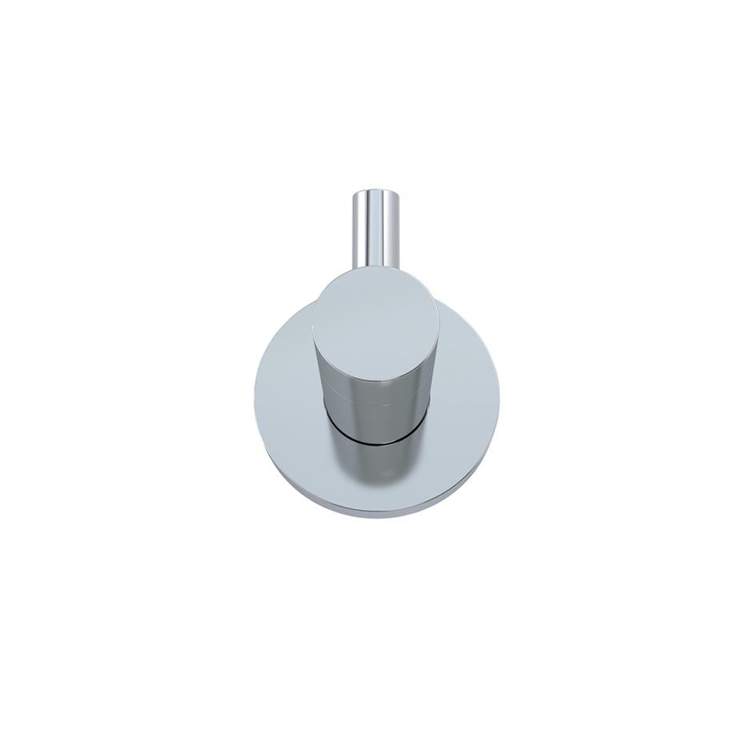 Meir Round Robe Hook - Polished Chrome