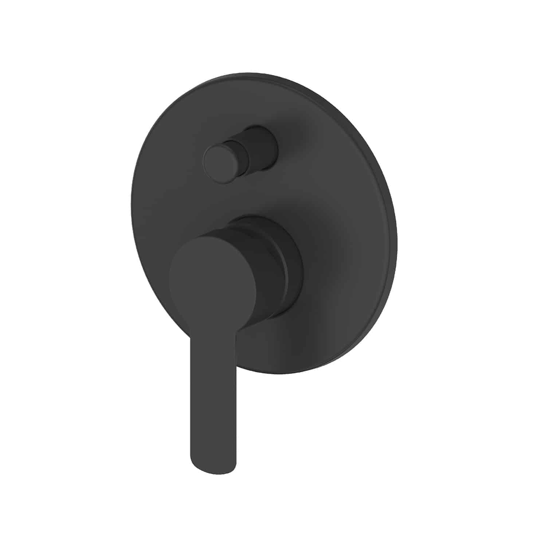 Greens Astro II Shower Diverter Mixer - Matte Black