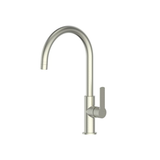 Greens Astro II Gooseneck Sink Mixer - Brushed Nickel