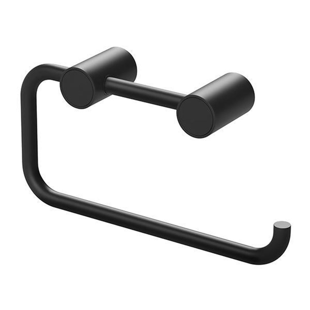 Phoenix Vivid Slimline Toilet Roll Holder - Matte Black