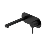 Nero Dolce II Wall Basin/Bath Mixer - Matte Black