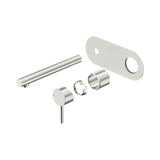 Nero Dolce II Wall Basin/Bath Mixer Trim Kits Only - Brushed Nickel