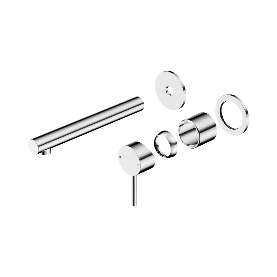 Nero Dolce II Wall Basin/Bath Mixer Separate Back Plate Trim Kits Only - Chrome