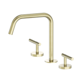 Nero Mecca Lever Bath/Kitchen Set Edge Spout II - Brushed Gold