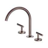Nero Mecca Lever Bath/Kitchen Set Arc Spout - Brushed Bronze