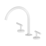 Nero Mecca Lever Bath/Kitchen Set Arc Spout - Matte White