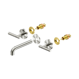 Nero Mecca Lever Wall Basin/Bath Set 160Mm Spout Trim Kits Only - Brushed Nickel