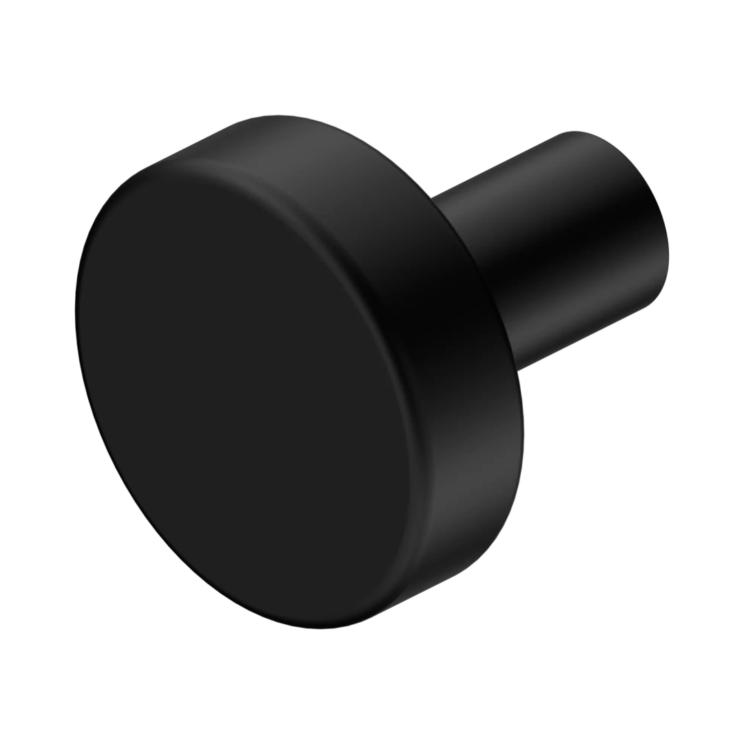 Nero Mecca Cabinet Knob  Ø26 - Matte Black