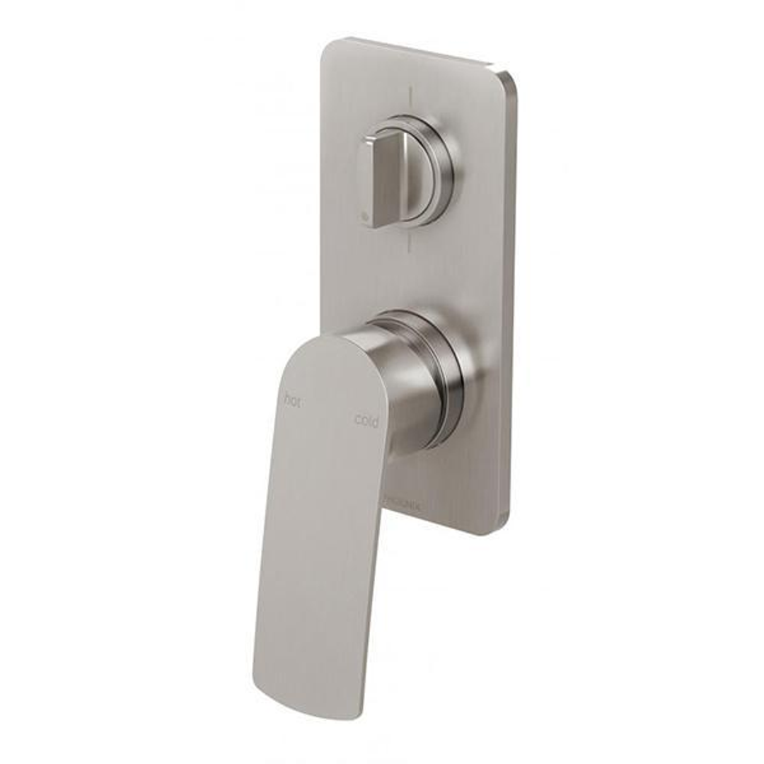 Phoenix Mekko Shower/Bath Divertor Mixer - Brushed Nickel