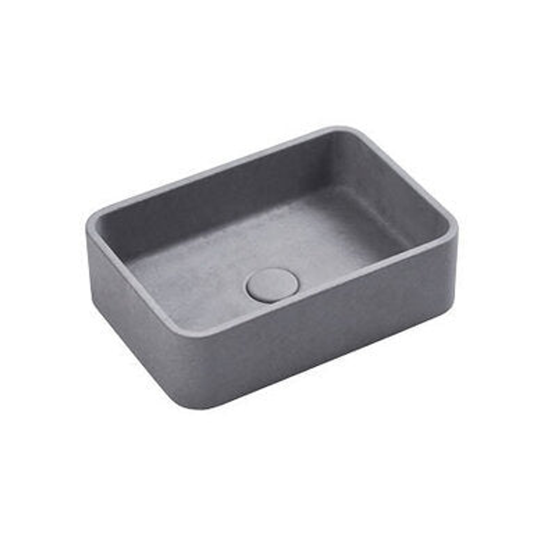 BNK Rimini Concrete Basin 506 X 326 X 100Mm - French Grey