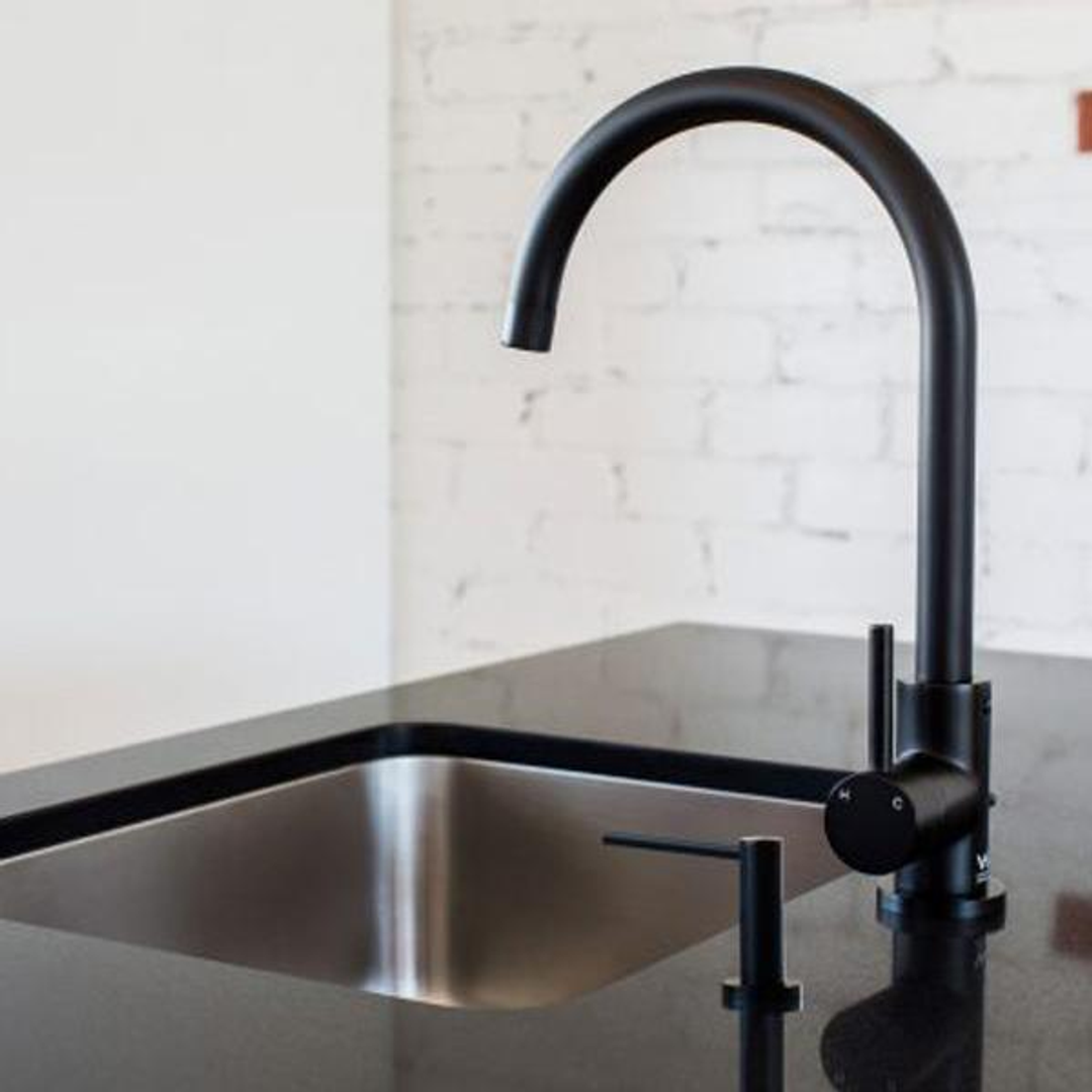 Meir Round Soap Dispenser - Matte Black