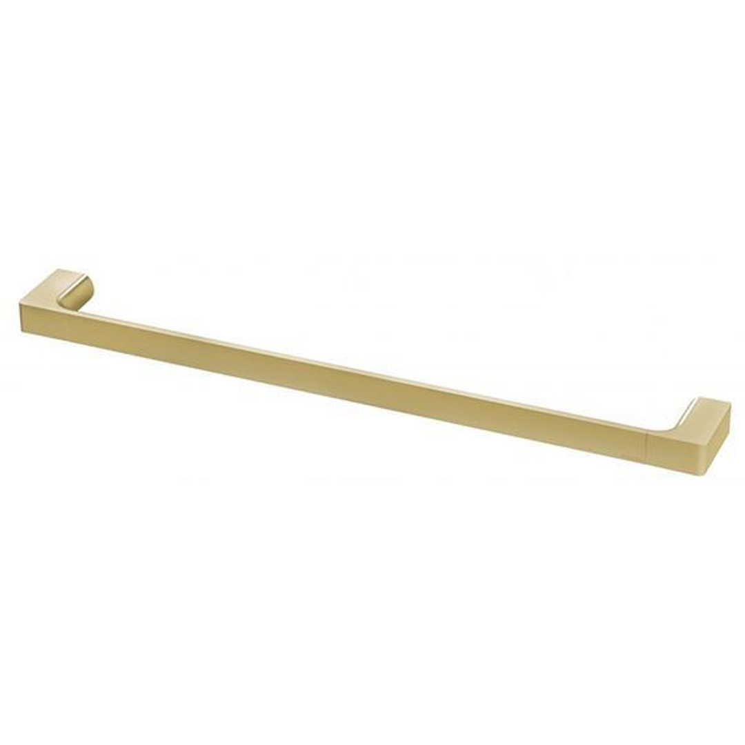 Phoenix Gloss Single Towel Rail 600mm - Brushed Gold