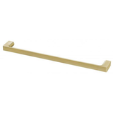 Phoenix Gloss Single Towel Rail 600mm - Brushed Gold