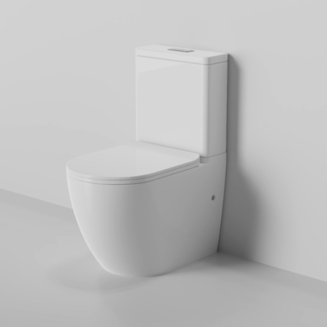 Donna Rimless Wall Faced Zumi Toilet Suite Extra Height