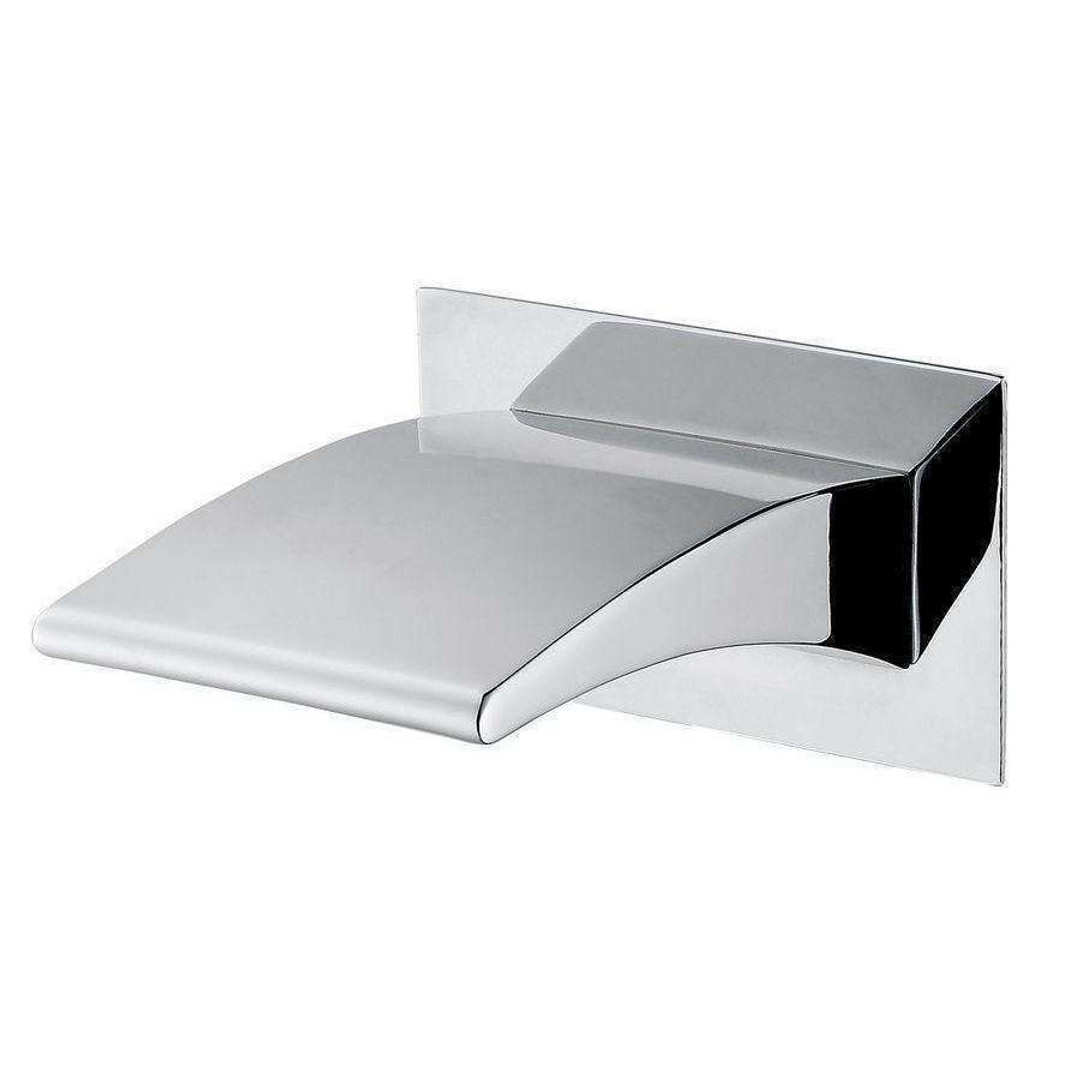 Aspire Matisse Cascade Fixed Wall Outlet 180mm - Chrome