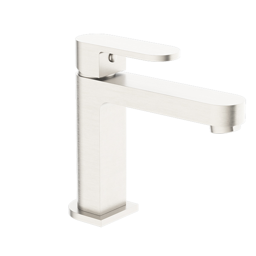 Nero Ecco Basin Mixer Shower - Brushed Nickel