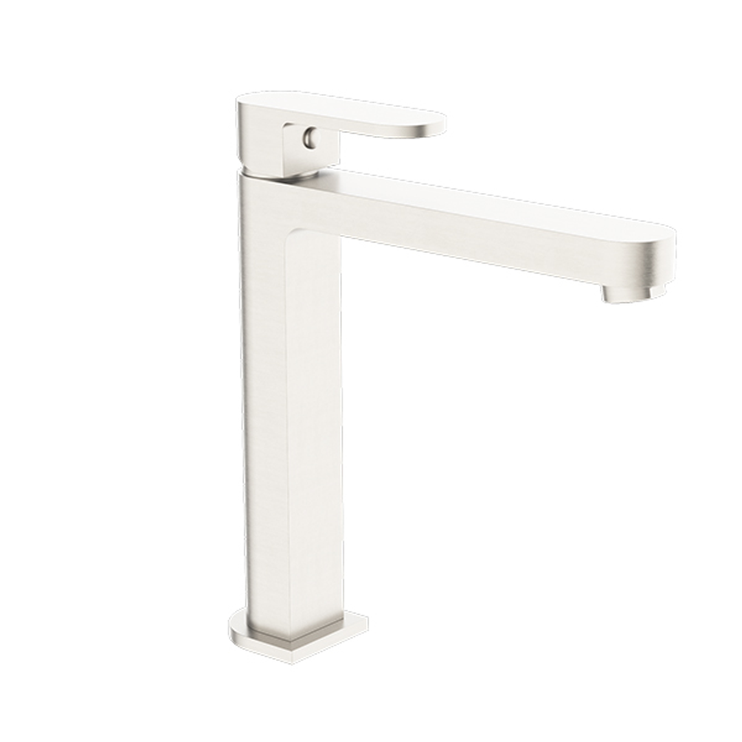 Nero Ecco Tall Basin Mixer Shower - Brushed Nickel