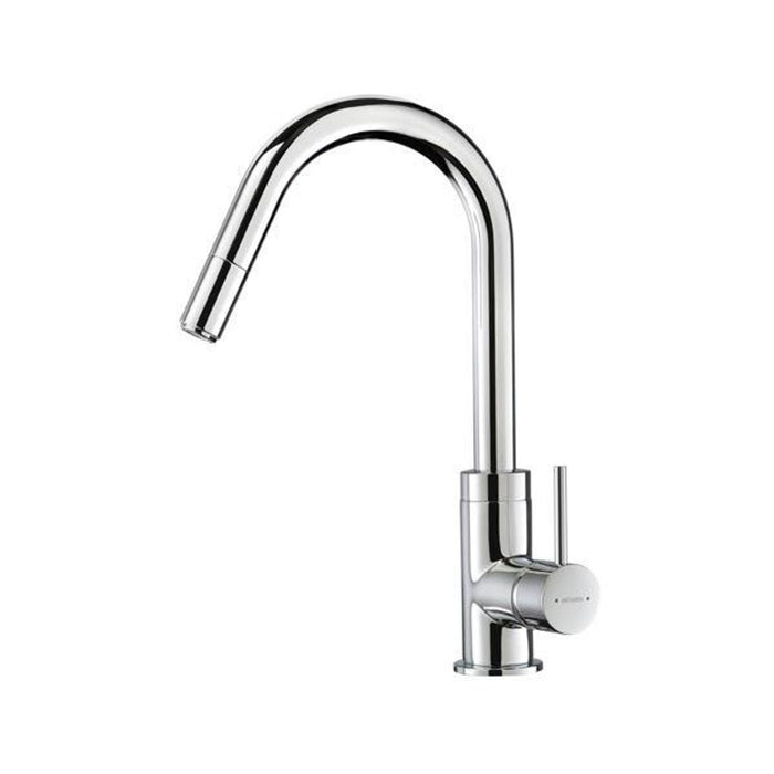 Methven Culinary Gooseneck Pull Out Sink Mixer-Chrome