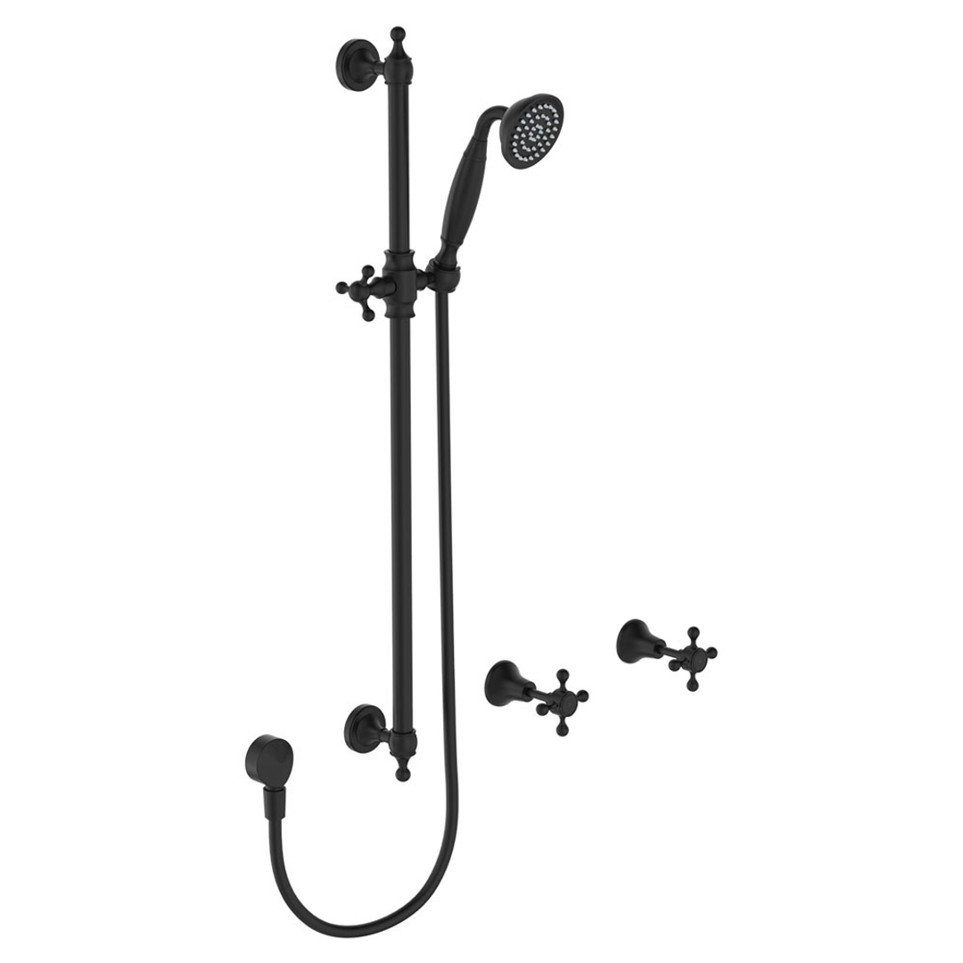 Fienza Lillian Rail Shower Set - Matte Black