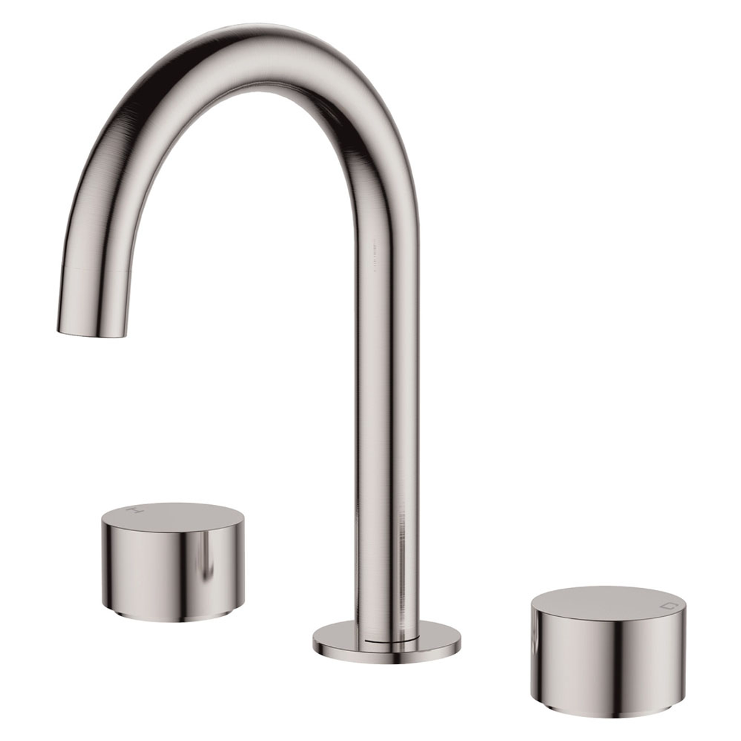 Fienza Kaya Basin Tap Set - Brushed Nickel