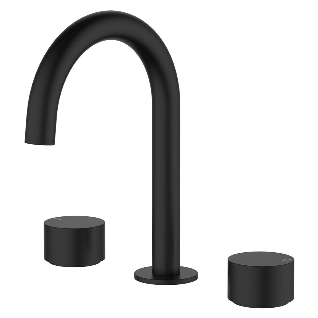 Fienza Kaya Basin Tap Set - Matte Black