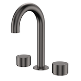 Fienza Kaya Round Hob Set Round Taps - Gunmetal