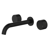 Fienza Kaya Basin/Bath Wall Tap Set - Matte Black