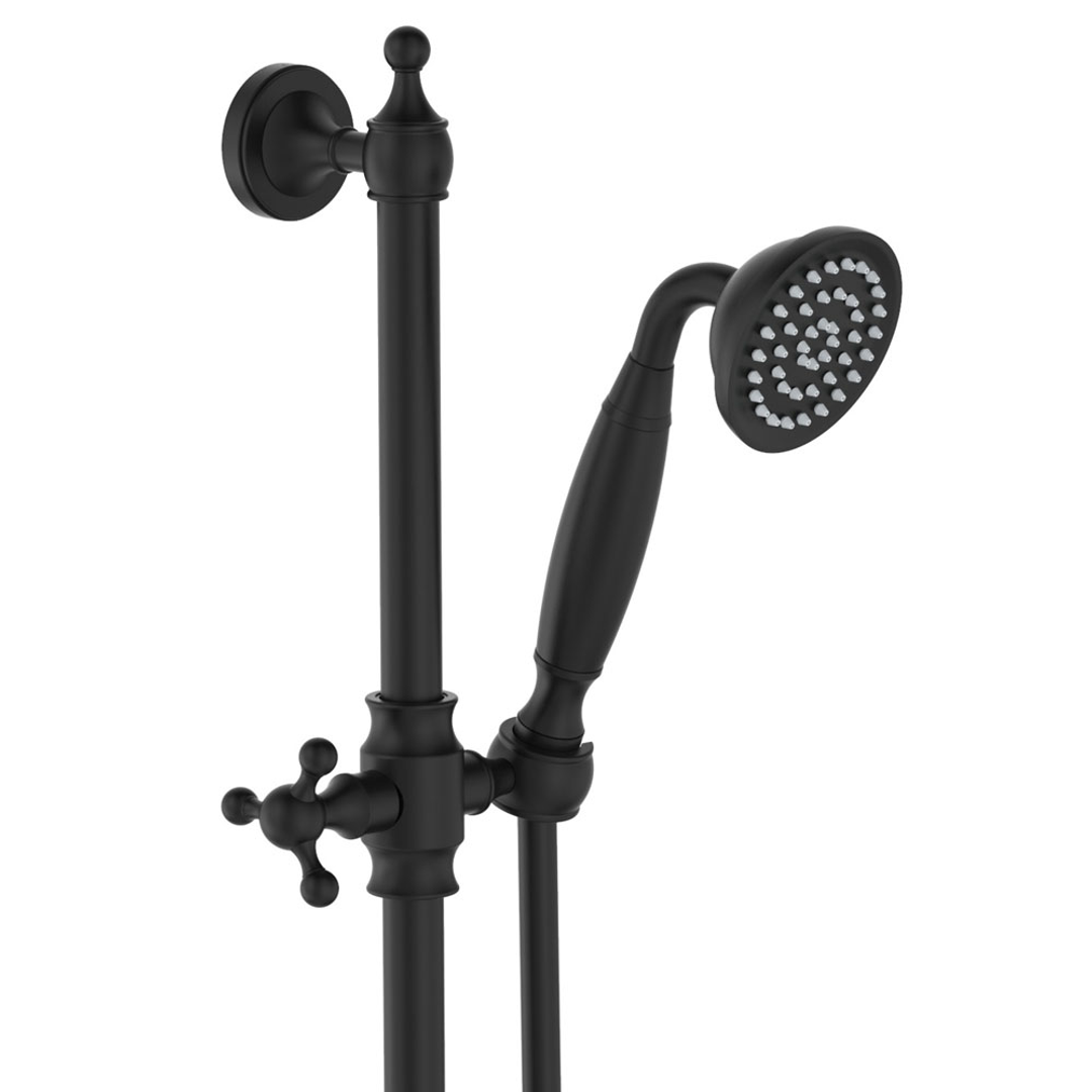 Fienza Lillian Lever Rail Shower Set - Matte Black