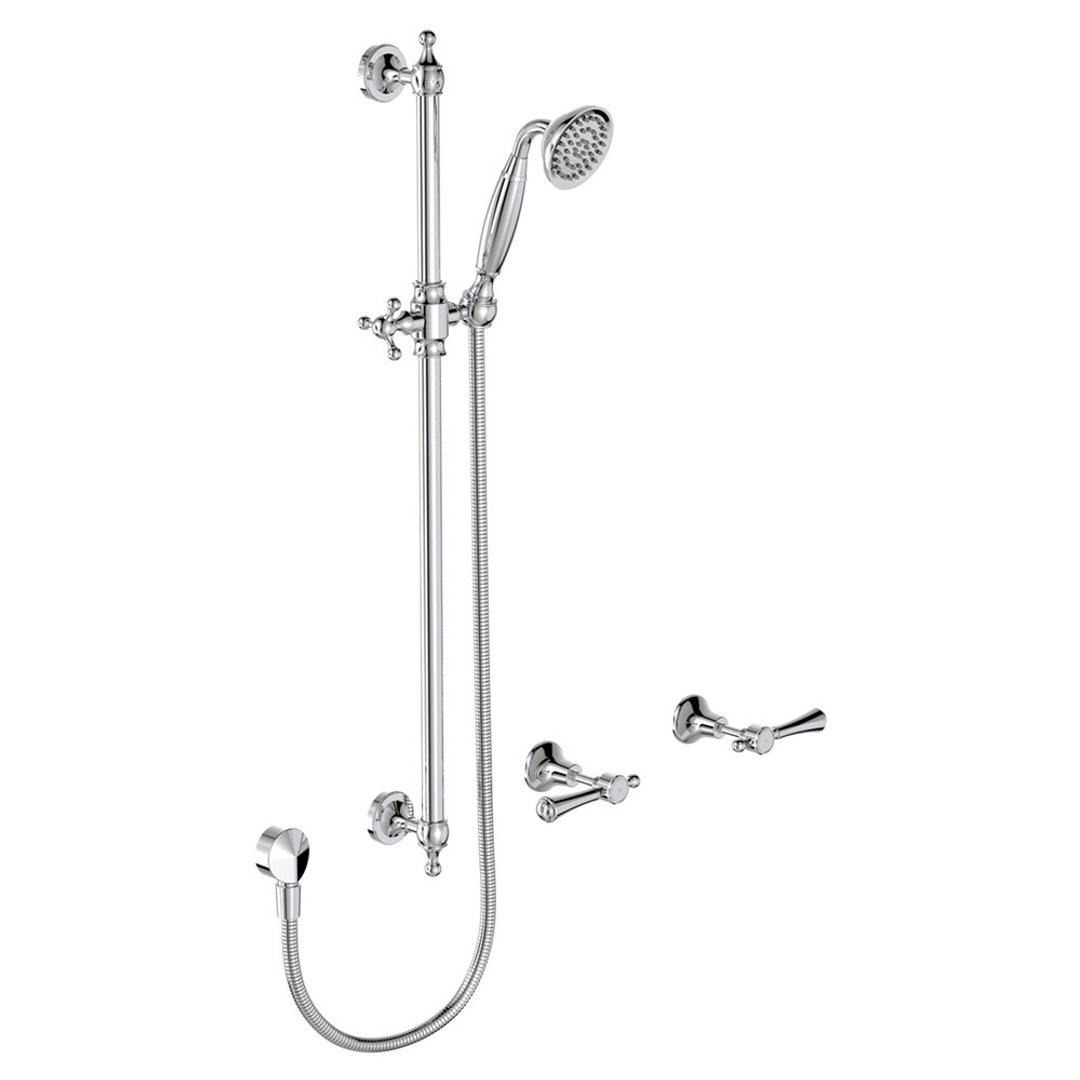 Fienza Lillian Lever Rail Shower Set - Chrome