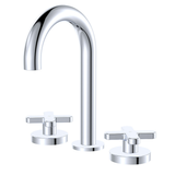 Fienza Kaya Cross Taps Round Hob Set - Chrome Lf Sus304 & Lf Brass