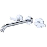 Fienza Kaya Lever Taps Wall Basin /Bath 220Mm Outlet Set - Chrome Lf