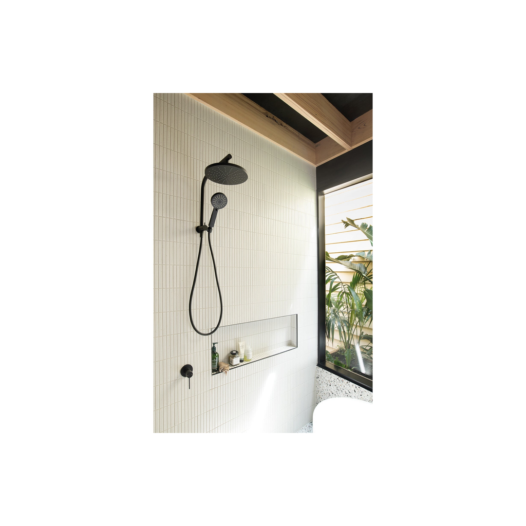 Vivid Slimline Shower Phoenix Mixer - Matte Black
