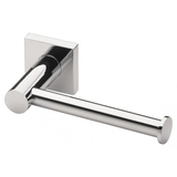 Phoenix Radii Toilet Roll Holder Square Plate - Chrome