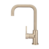 Meir Round Kitchen Mixer Tap - Champagne