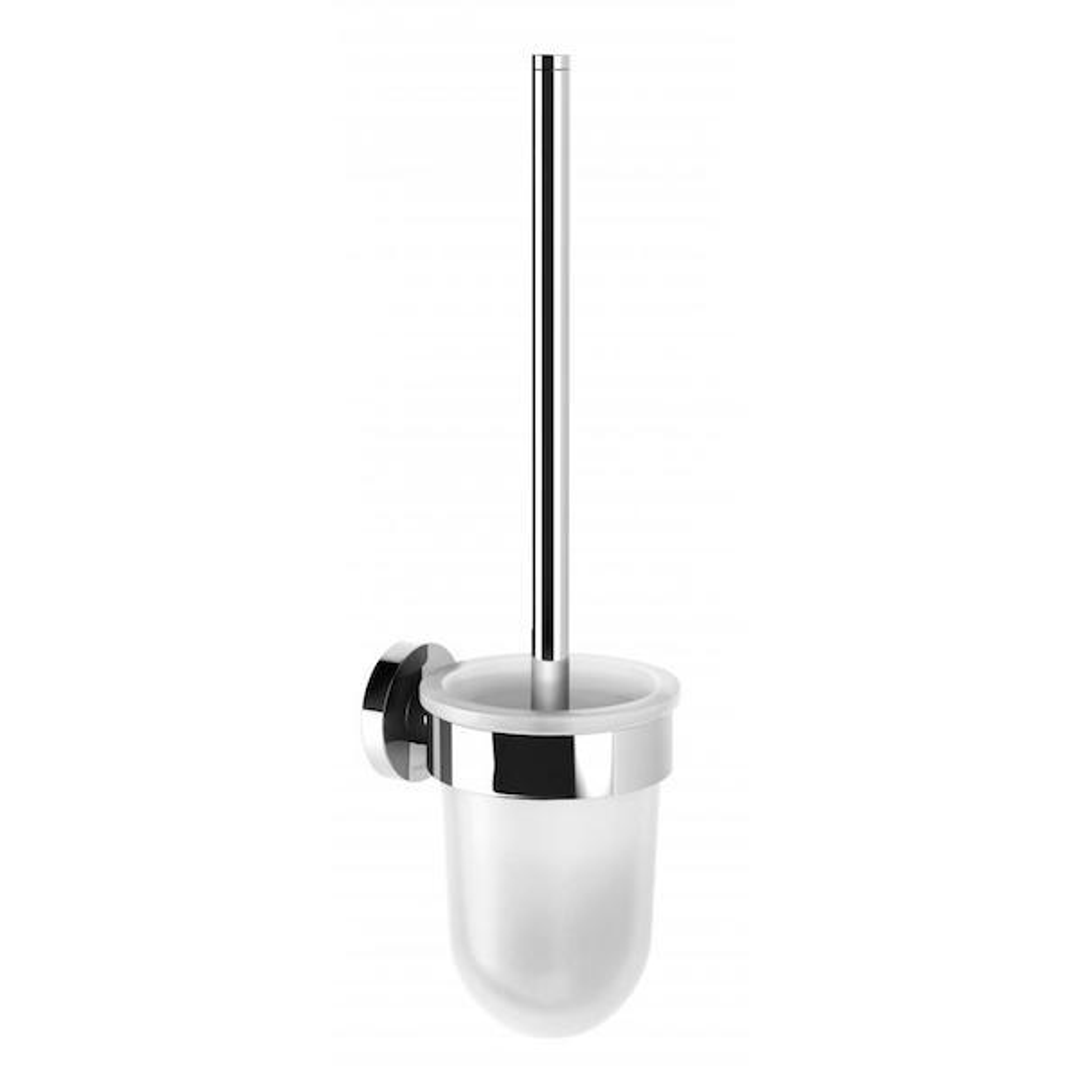 Phoenix Radii  Toilet Brush & Holder Round - Chrome