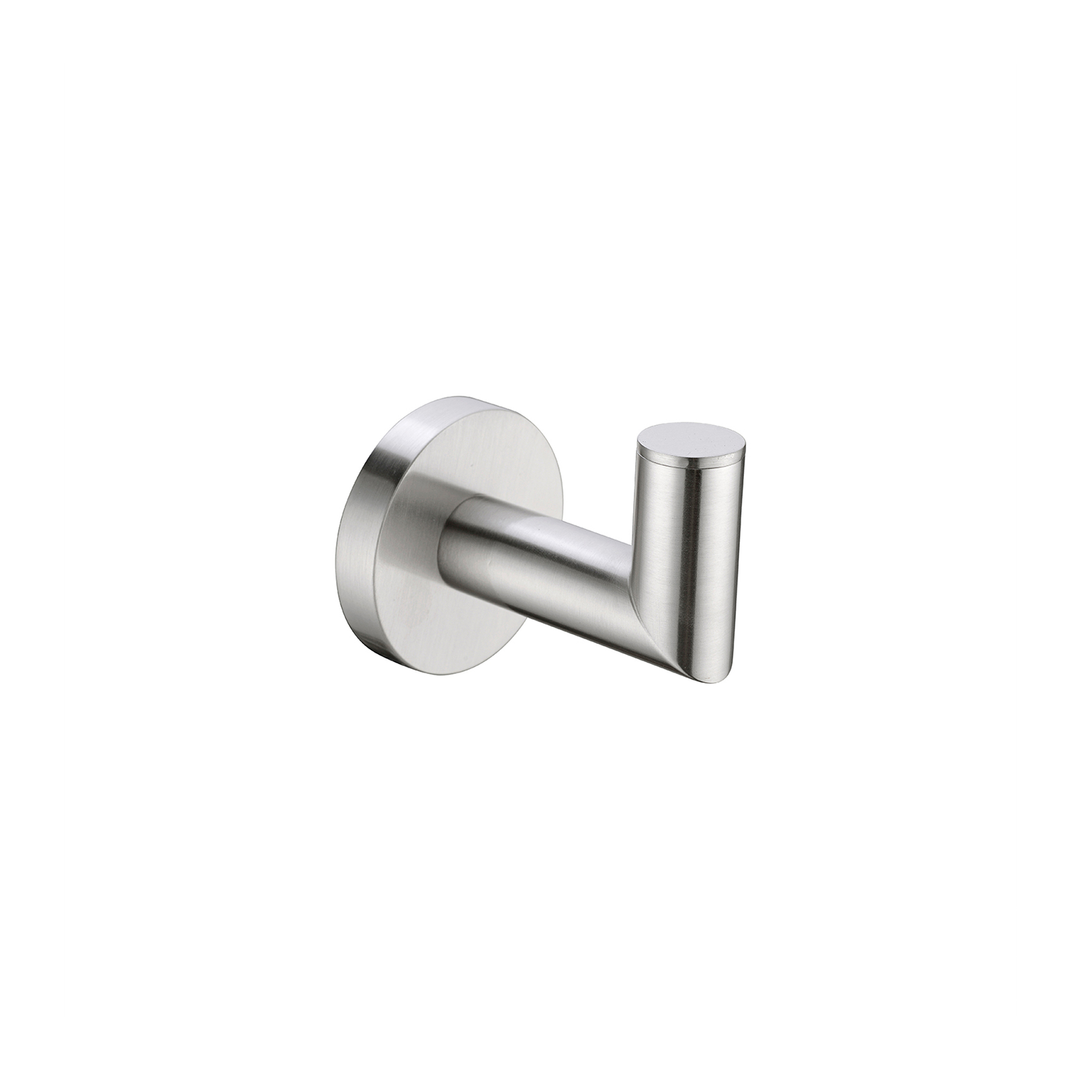 Dolce Nero Robe Hook Shower - Brushed Nickel