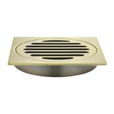Meir Square Floor Grate Shower Drain 100Mm Outlet - Tiger Bronze