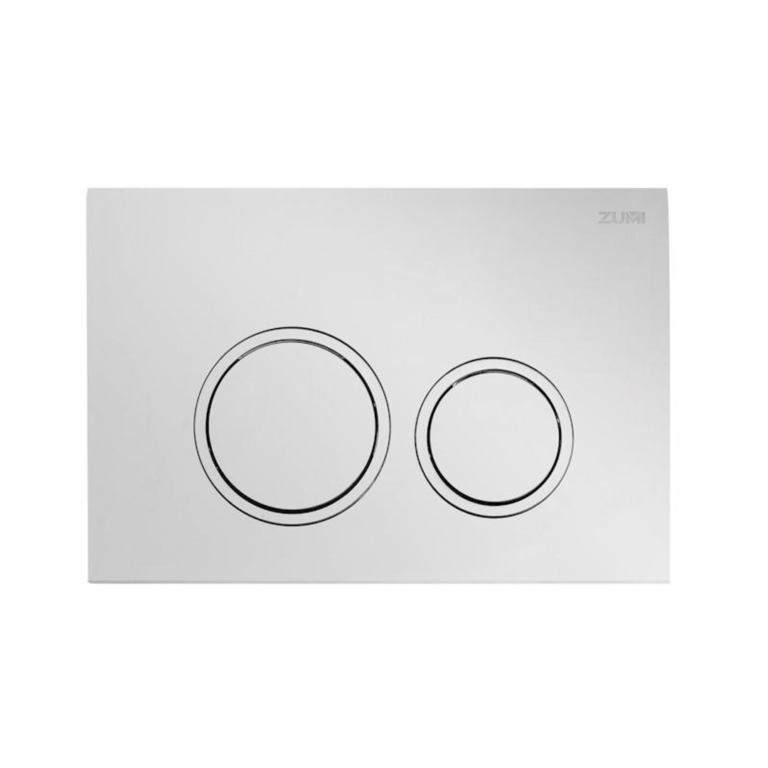 Zumi Java Round Abs Flush Plate - Chrome