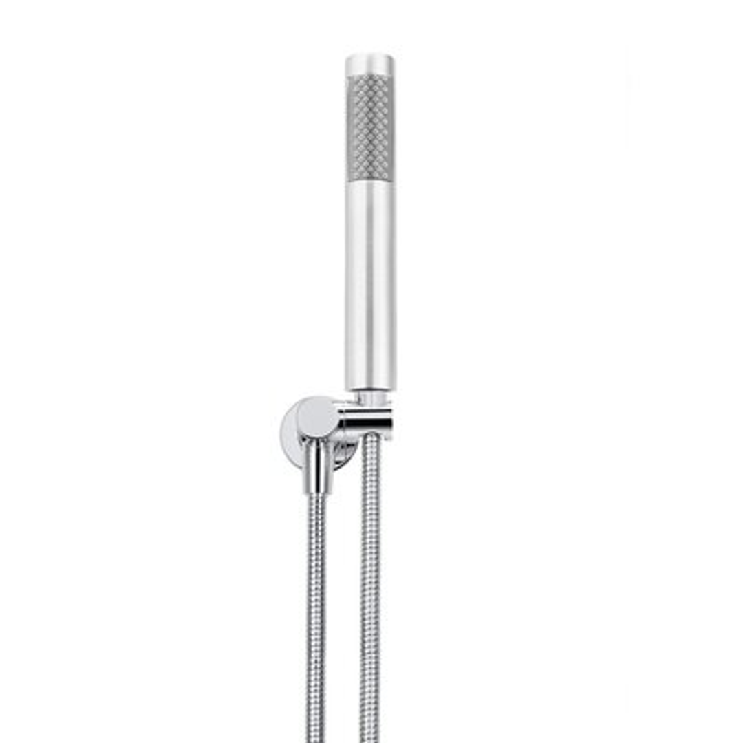 Meir Round Hand Shower On Swivel Bracket - Polished Chrome