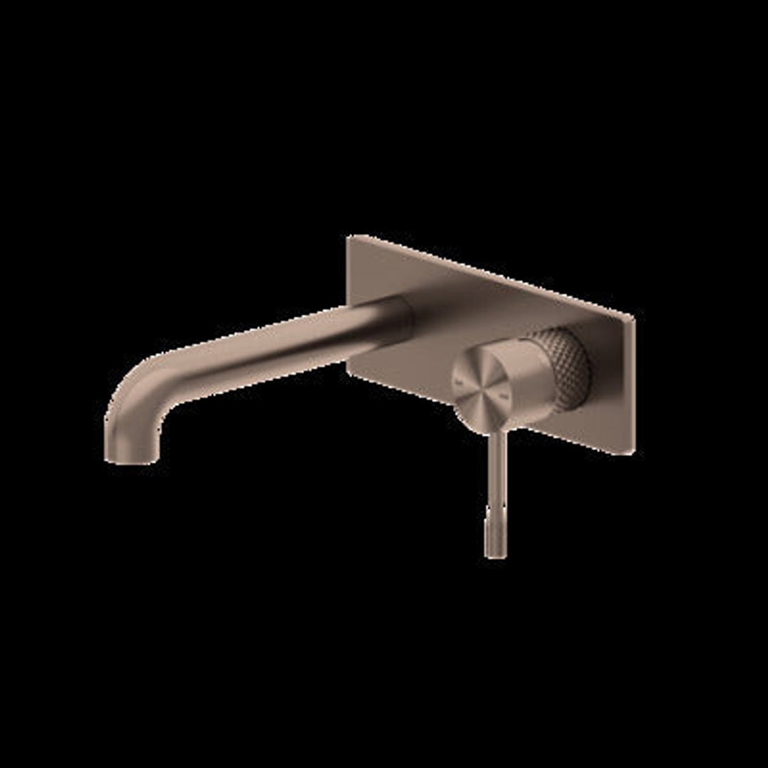 Nero Opal Wall Basin/Bath Mixer - Brushed Bronze