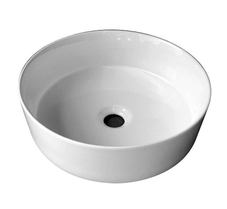 Siera Round Slimline Ceramic Vessel Basin