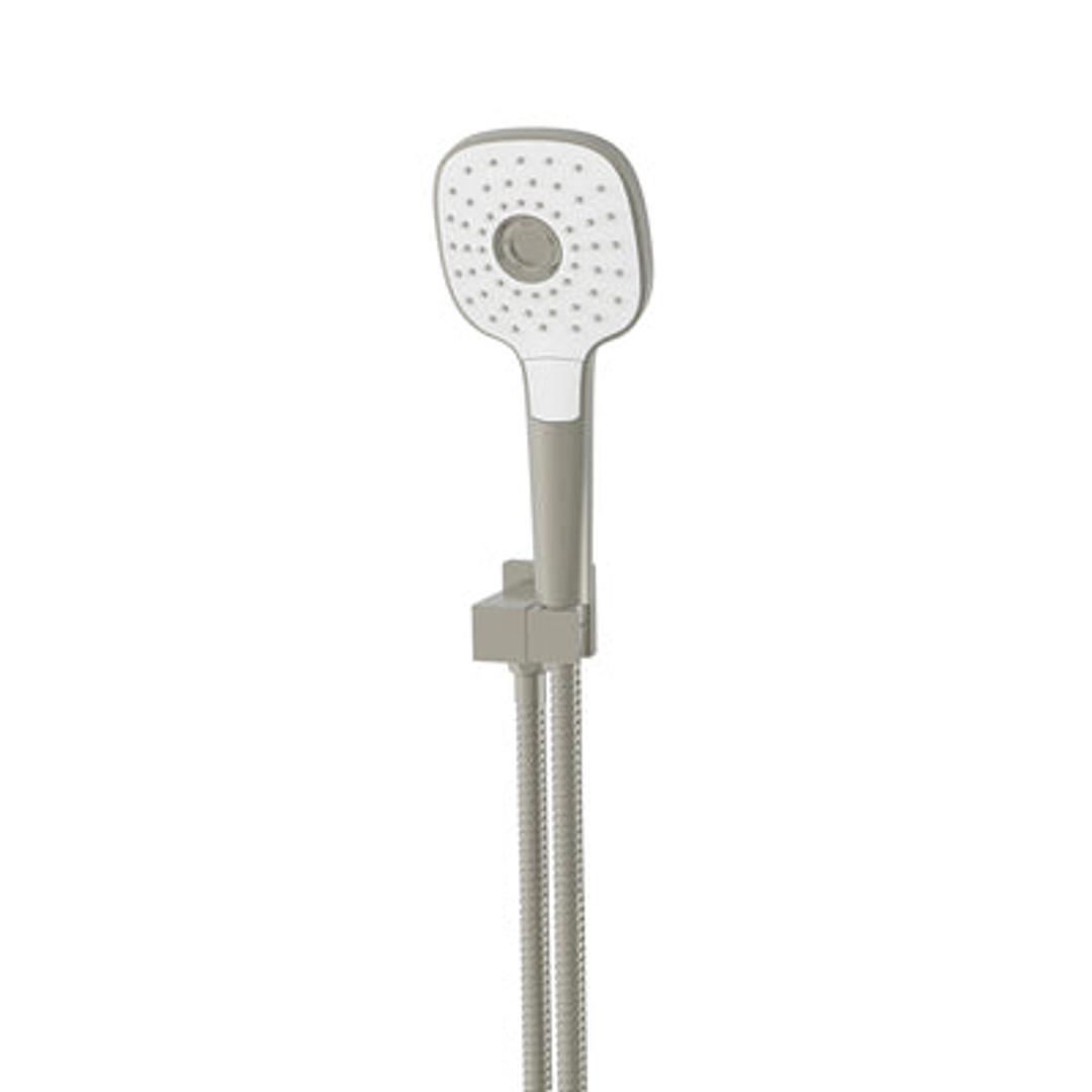 Greens Corban Handshower With Wall Outlet Bracket & Hose - Brushed Nickel